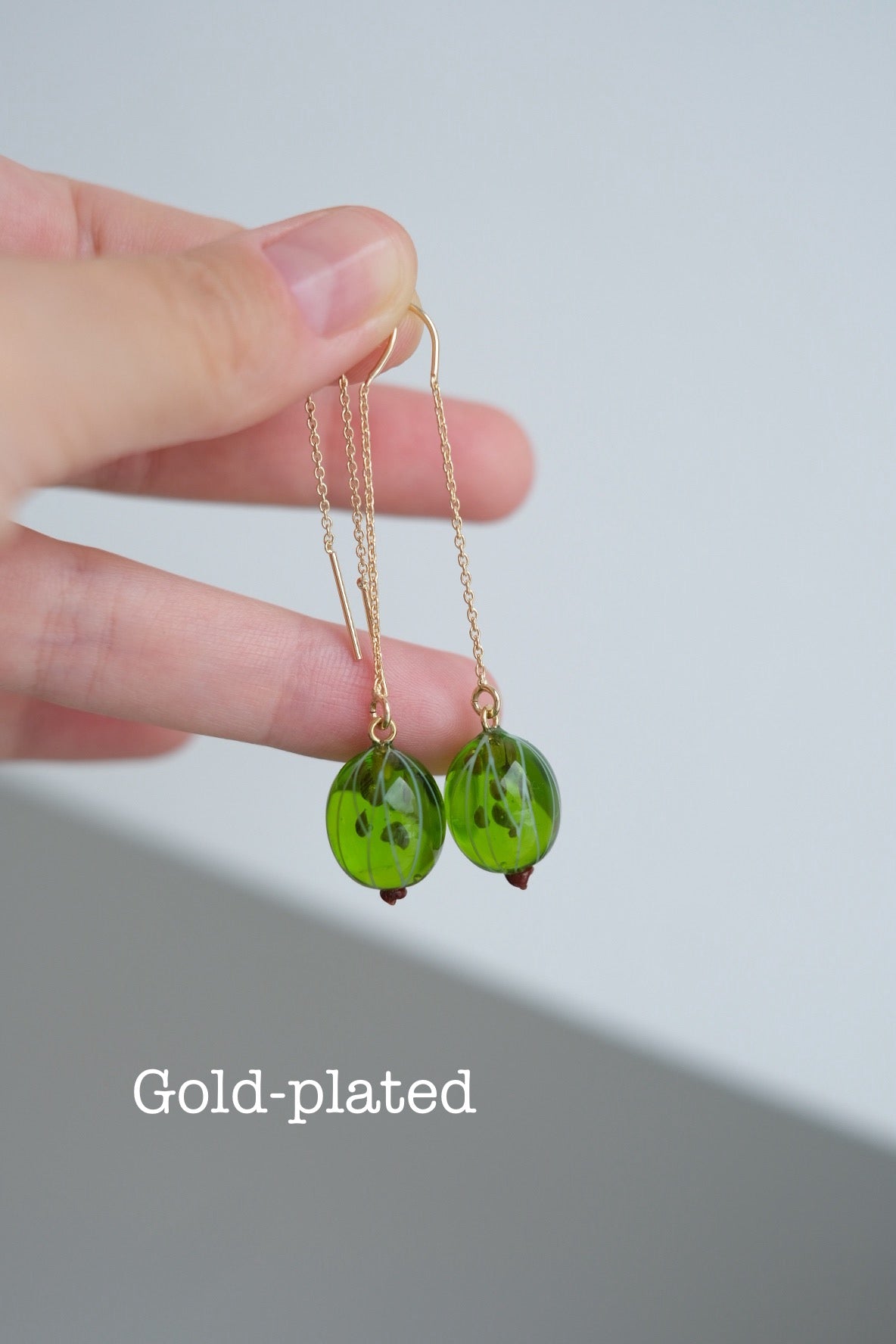 Gooseberry chain earrings