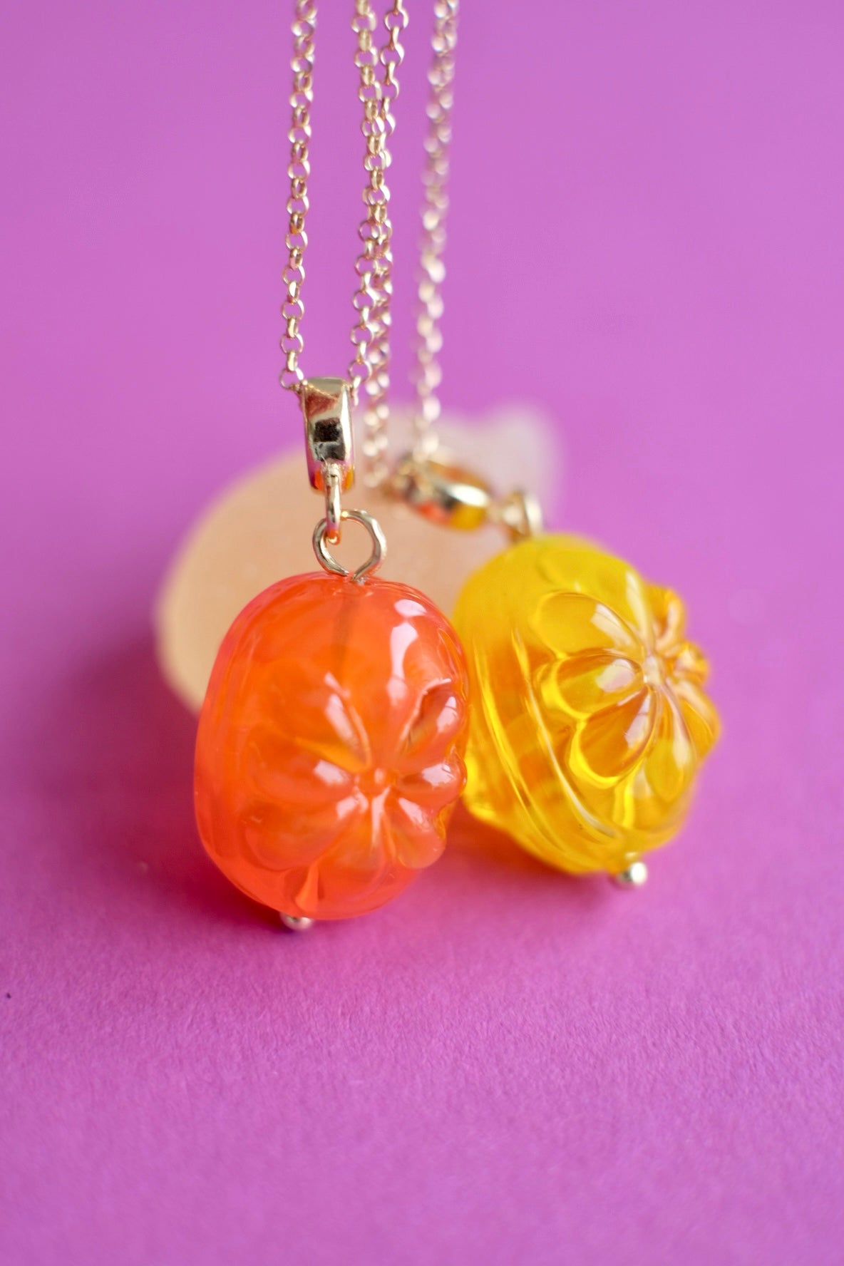 Glass Candy pendant (with or w/o chain)