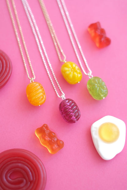 Glass Candy pendant (with or w/o chain)
