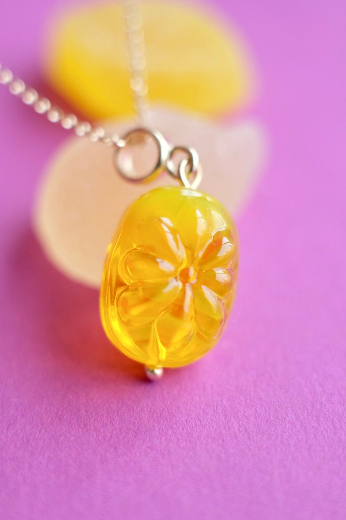 Glass Candy pendant (with or w/o chain)