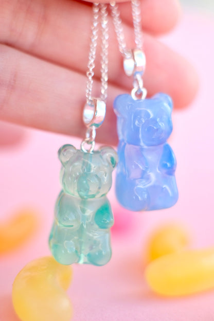 Gummy Bear glass pendant