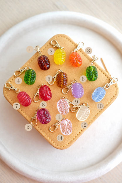 Glass Candy Keychain/Bag Charm