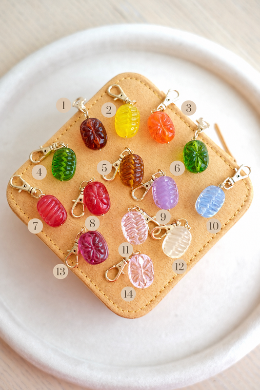 Glass Candy Keychain/Bag Charm