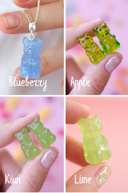 Gummy Bear glass pendant