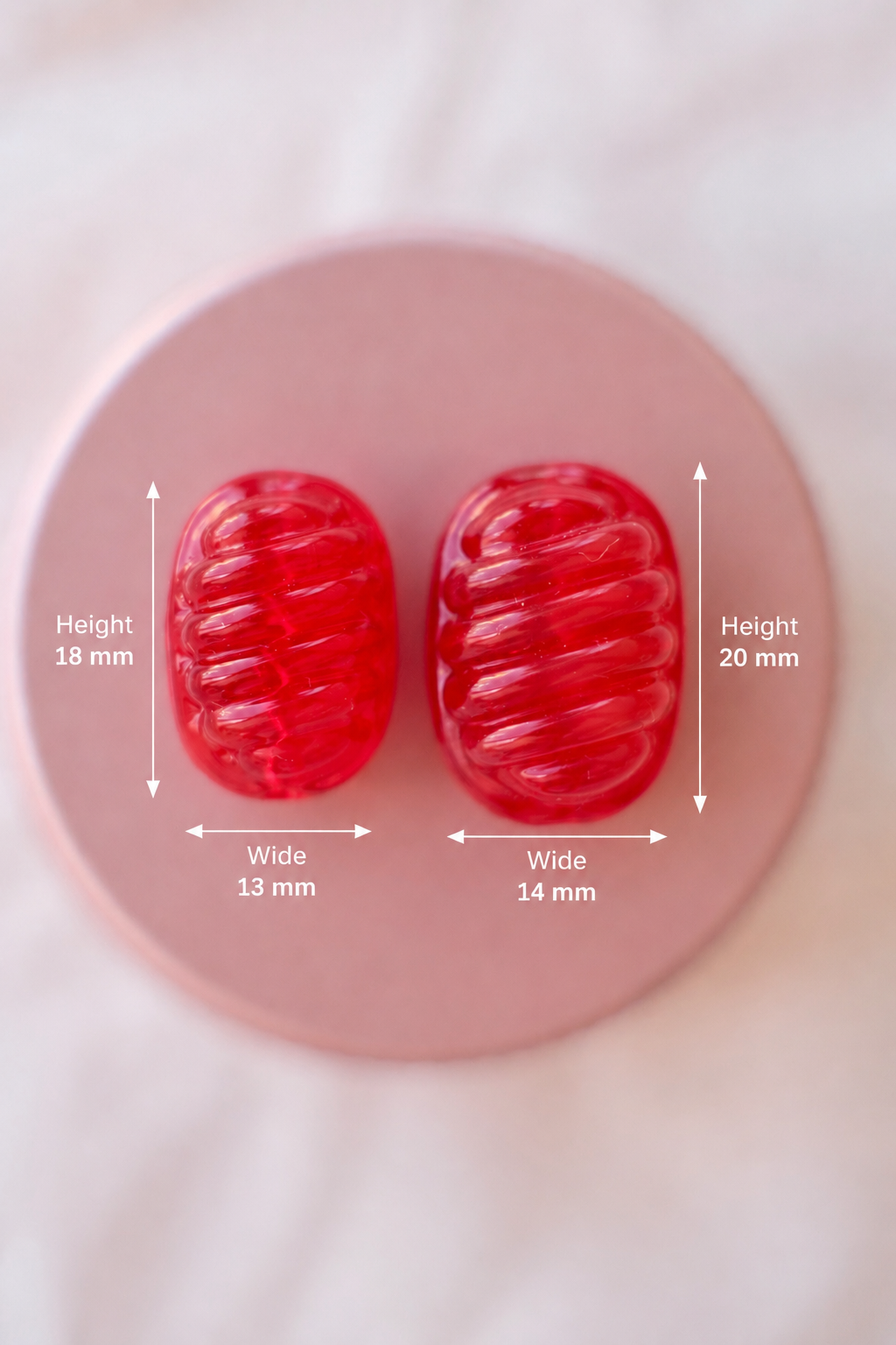 Glass Candy Beads *Price per 1 bead