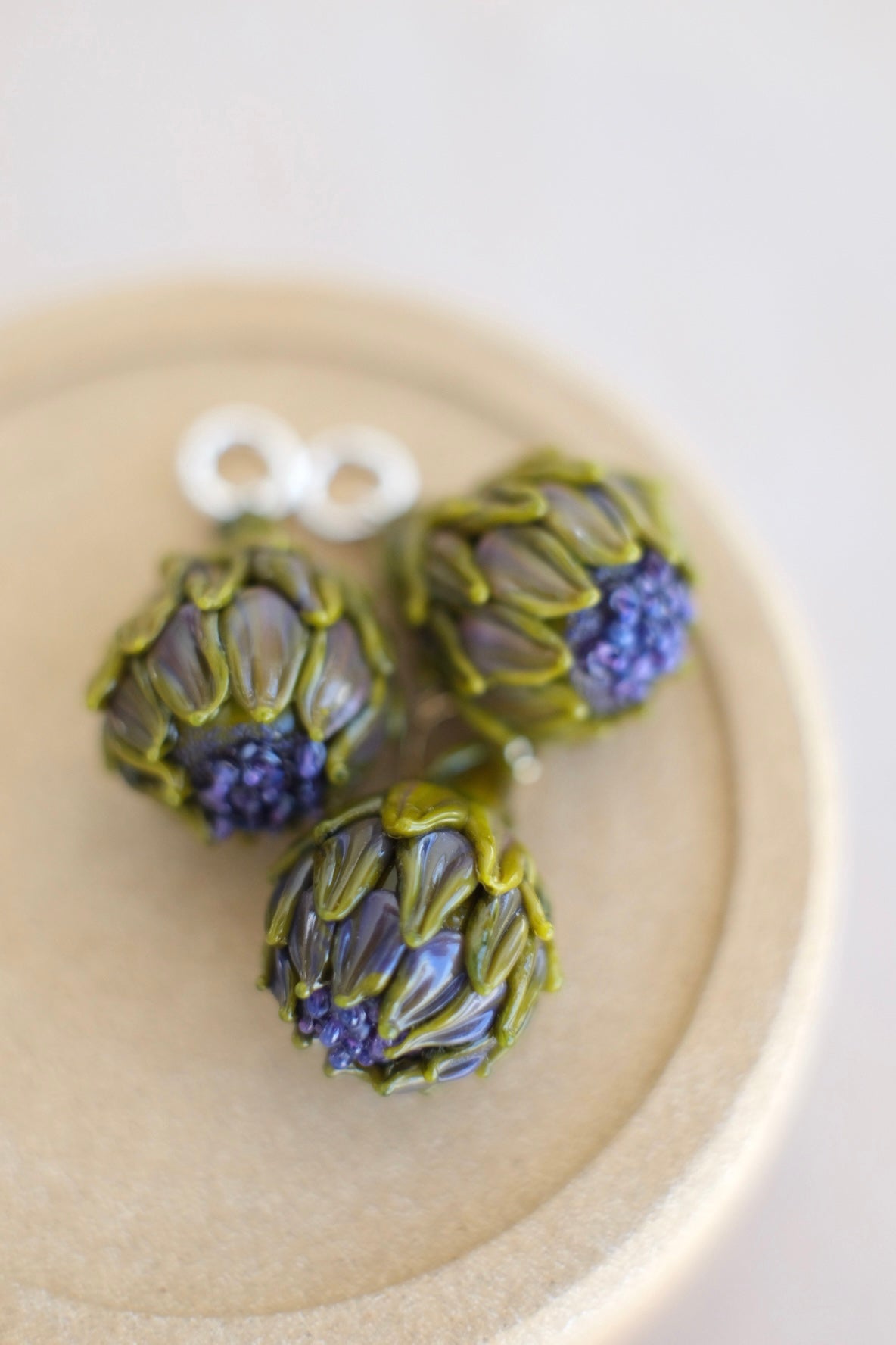 Sample Sale Thistle/Artichoke pendants