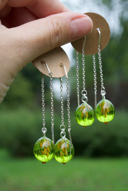 Gooseberry chain earrings