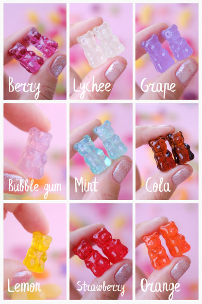 Gummy Bear glass pendant