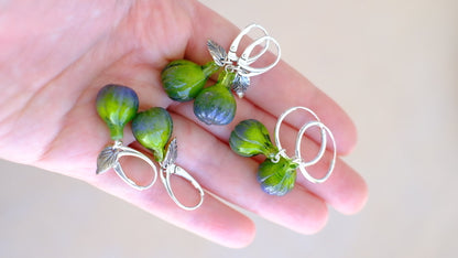 Sample Sale Green Fig earrings