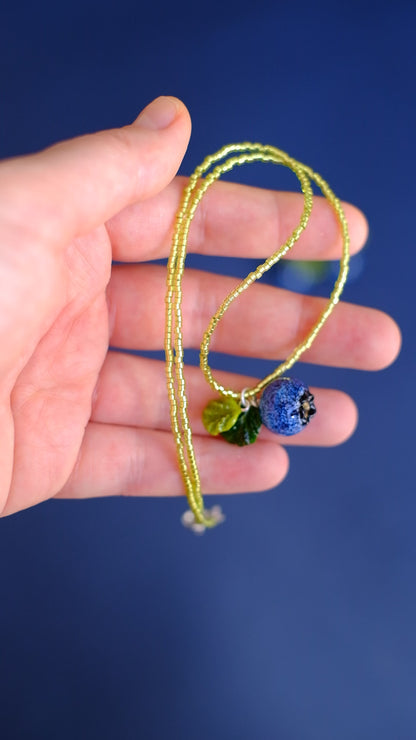Blueberry Necklace
